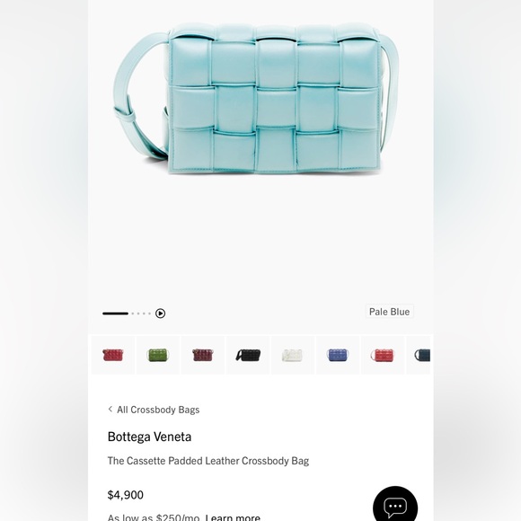 Bottega Veneta Padded Blue Cassette Bag - 8/10 - Picture 9 of 9